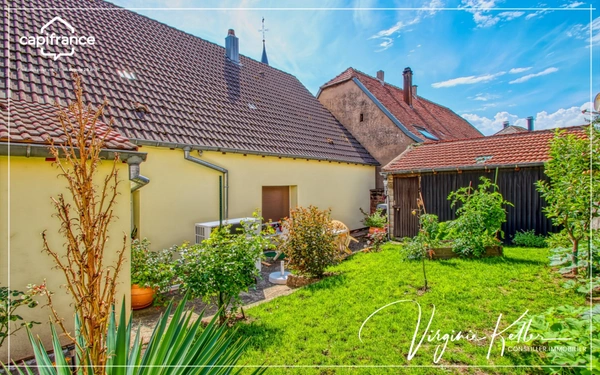 LEMBERG (57) - Maison individuelle de plain-pied sans travaux - Sous-sol total - Garage - Dépendances - Jardin 