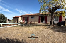 Toulouse 20 min, Roquesérière, maison de plain-pied T4, 90 m² , terrain de 1500 m² 