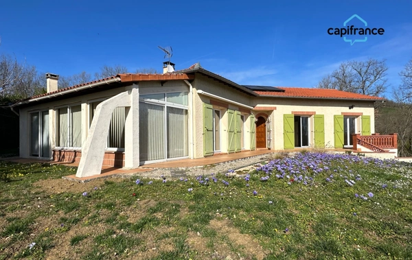 Bessières Centre, Villa T4-T5 de 1982, 130 m², véranda de 24 m², garage de 60 m²