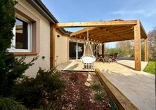 Toulouse, 25 min, BUZET SUR TARN, villa de plain-pied T4 de 108 m² avec garage de 35 m².