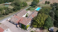 Salvagnac 81, magnifique propriété T9-T10 450 m² (dont 3 Gîtes loués), terrain de 1.6 hectares 