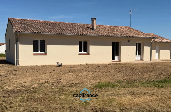 BESSIERES, Villa T4 de 118 m², garage de 40 m², terrain divisible de 1500 m²
