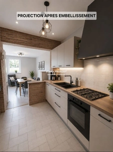 Maison 3 chambres sur grand terrain