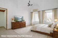 BELGODERE : Trés belle opportunité Appartement atypique Plain-pied 74 M², 3 chambres, Terrasse et Vue Village