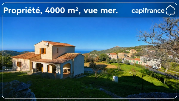  CATERI : Une propriété de caractère sur 4000 m², entre mer et montagne, un lieu de vie aux possibilités infinies...