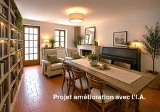 Maison de village  100 m² avec terrasse et jardin, fort potentiel à Moncale.
