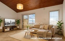 NEW BELGODERE: Ground floor apartment, 3 bedrooms, terrace and village view