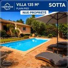 VENTE VILLA EN NUE-PROPRIÉTÉ – OPPORTUNITÉ D’INVESTISSEMENT RARE À PROXIMITÉ DE PORTO-VECCHIO 