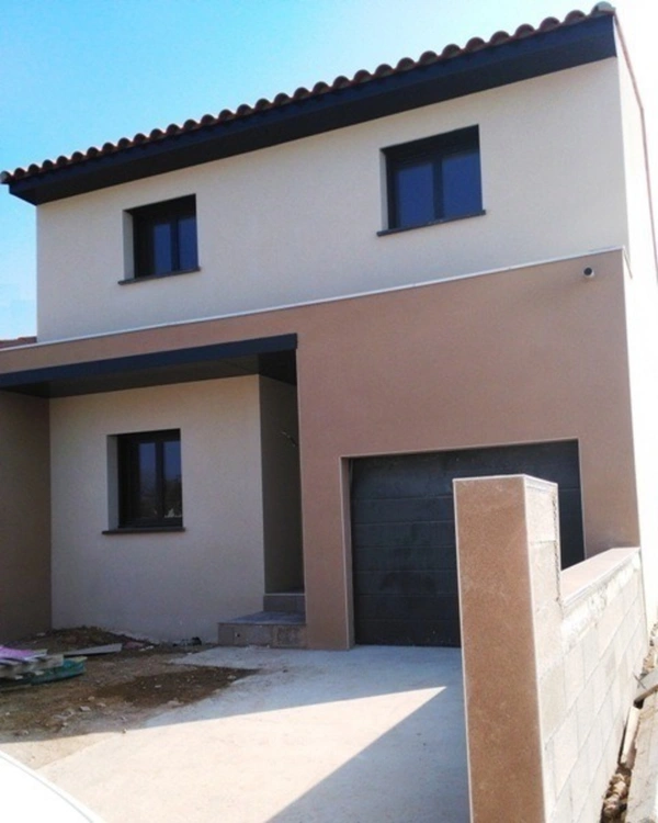 Dpt Pyrénées Orientales (66), à vendre CABESTANY Villa neuve 2 faces P4 de 86.5 m² sur terrain 189 m² garage