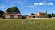 VIAGER MIXTE CARPENTRAS | Maison de 215 m² habitables sur un terrain agricole de 7 175 m² avec revenu locatif