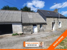 📍 EXCLUSIVITÉ – Charmante maison en pierre à vendre à Plounévez-Quintin, en campagne