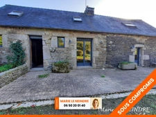 🏡 BELLE LONGÈRE EN PIERRE EN CAMPAGNE – BEAU POTENTIEL 