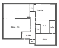 BAISSE DE PRIX Le Havre Appartement avec une chambre, une grande pièce de vie lumineuse, une cave et parking sécurisé !