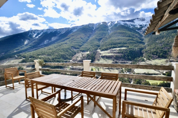 Dpt Alpes de Haute Provence (04), à vendre Proche Annot  Maison de charme en pierres 6 pièces 110 m² Terrasse, Vue 