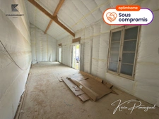 Plateau brut avec potentiel + permis d’agrandissement – Castillon-la-Bataille centre