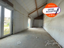 Plateau brut avec potentiel + possibilité d’agrandissement – Castillon-la-Bataille centre