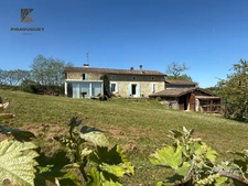 Ferme en pierre – Cadre idyllique avec vue dominante sur Ruch (Gironde)