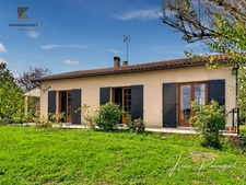Maison sur sous-sol total avec vue dégagée sur la campagne – Mouliets-et-Villemartin