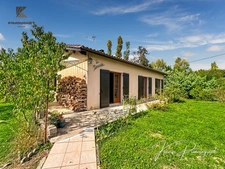 Maison sur sous-sol total avec vue dégagée sur la campagne – Mouliets-et-Villemartin