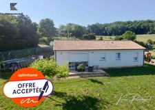 Maison contemporaine de plain-pied – 108 m² – 4 chambres – Terrain de 1 566 m²