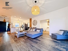 Maison contemporaine 2021 – DPE A – Plain-pied – Piscine chauffée – Prestations haut de gamme – Quartier calme et privilégié.