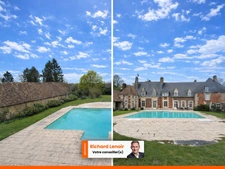 Magnifique Manoir XVIe au cœur d’un parc Lenôtre de 2 hectares 