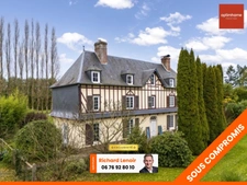 Charmante maison bourgeoise avec dépendance sur superbe terrain – Proche Bernay