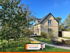 Magnifique propriété comprenant une Maison de maître et une maison d’amis sur 288 m2 en plein coeur de la Normandie et à 50 minutes des plages !