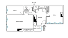 À vendre immeuble de rapport comprenant 2 Appartements dont un en Duplex à ROUTOT 