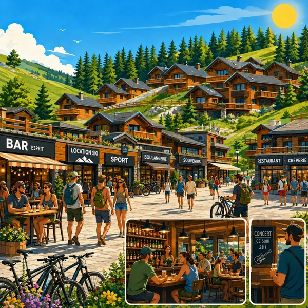 Fonds de commerce BAR Licence 4 Station internationale MOUTIERS (73)