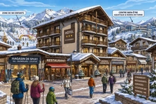 Hotel and office business for sale in a resort in Savoie (73)