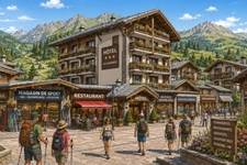 Hotel and office business for sale in a resort in Savoie (73)