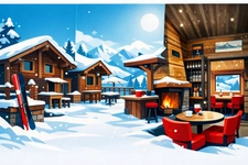 RESTAURANT D'ALTITUDE FONDS + MURS COMMERCIAUX station la plagne tarentaise