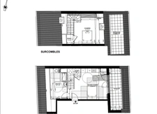 appartement à vendre 2 pièces STRASBOURG (67) avec terrasse, 2 places de stationnement et 1 cellier inclus
