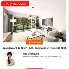 Résidence ou Investissement PRESTIGE - Élégant Appartement 4 Pièces avec Cave et Parking – Mulhouse