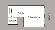 Studio à Vendre 21m2 (17m2 Carrez) - Paris 17ème - Plaine Monceau - Pont Cardinet