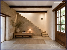 À vendre - Maison Longère 7 pièces en pierre rénovée - 230m² + dépendances - porche d'entrée - cour et jardin à Maillé 86190