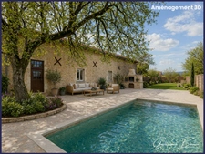 À vendre - Maison Longère 7 pièces en pierre rénovée - 230m² + dépendances - porche d'entrée - cour et jardin à Maillé 86190