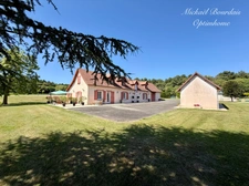 Maison de caractère de 230 m2 avec 7 hectares de prairie – Vie de plain-pied – Secteur Oizé