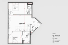 Boulogne Billancourt 92 – Secteur Mairie / André Morizet, bel appartement de 3 pièces situé au 5 é étage d’ un immeuble entièrement réhabilité et modernisé de trés grand standing 