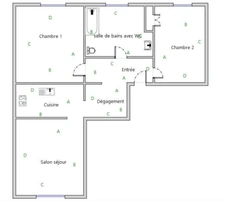 75017 Rue Tocqueville, charmant 3 pièces traversant de 50 m² – 2 chambres