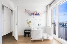Bas de Puteaux 92800, elegant 3-room apartment of 69.00 m² in a recent luxury residence - open view