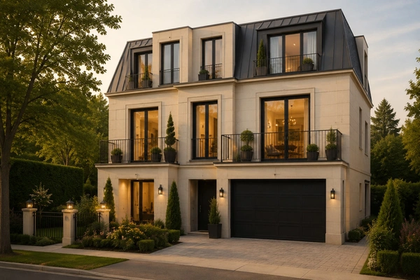 Maison ultra moderne avec jardin et terrasses 7/8 pièces à RUEIL MALMAISON (92) quartier BUZENVAL