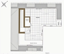 PUTEAUX 92800 on the TOP FLOOR - Rooftop Duplex of 118 m² Carrez with 56 m² terrace in a small exceptional condominium, near Défense. T5 with 4 bedrooms, and 2 underground parking spaces.