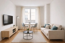PARIS 75017, rue devTocqueville, charmant 3 pièces traversant de 50 m² – 2 chambres