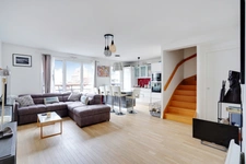 SURESNES 92, Secteur VERDUN, limitrophe  PUTEAUX - T5 DUPLEX FAMILIAL 90mSS – CALME ABSOLU - DPE C