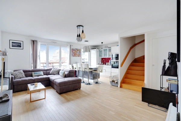 SURESNES 92, Secteur VERDUN, limitrophe  PUTEAUX - T5 DUPLEX FAMILIAL 90mSS – CALME ABSOLU - DPE C