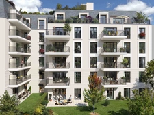 PUTEAUX 92800 on the TOP FLOOR - Rooftop Duplex of 118 m² Carrez with 56 m² terrace in a small exceptional condominium, near Défense. T5 with 4 bedrooms, and 2 underground parking spaces.