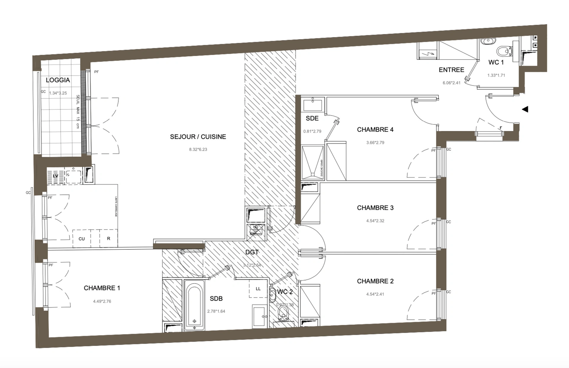 Appartement a vendre puteaux - 5 pièce(s) - 117 m2 - Surfyn