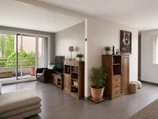 78 MONTIGNY-LE-BRETONNEUX – Le Pas du Lac area - 2-bedroom apartment of 74.45 m² with balcony, parking and garden view